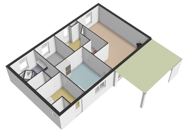 Floorplan - 's-Heerenbergseweg 24, 7038 CC Zeddam